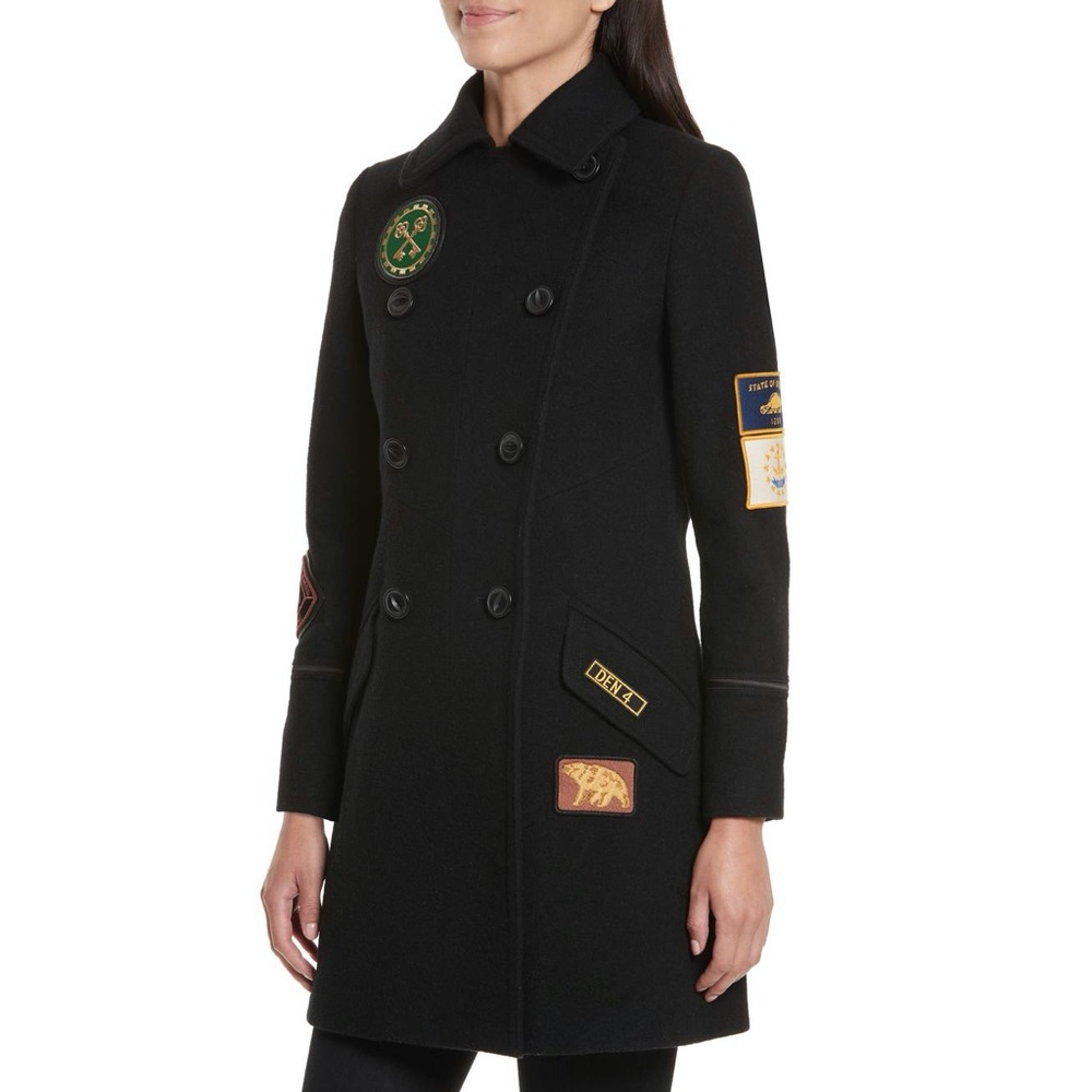 Coach 1941 Military Patch Naval Coat sz 6